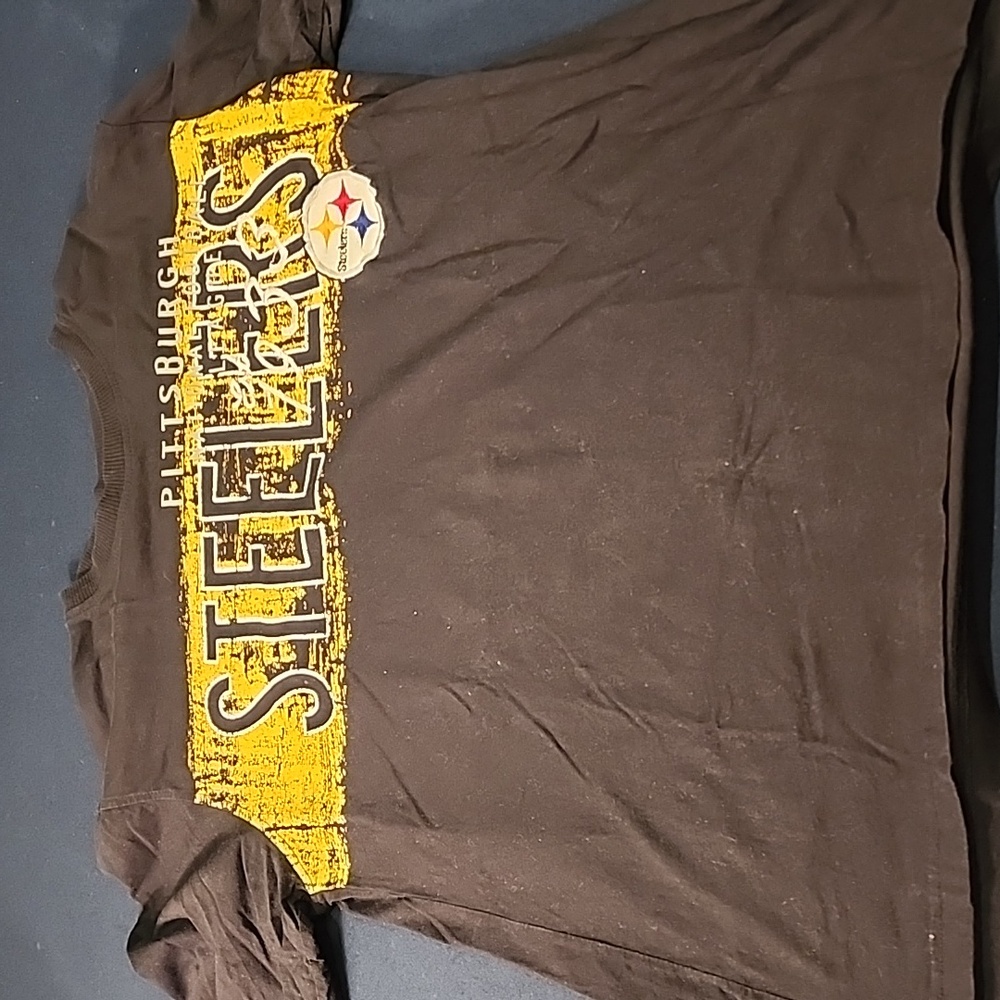 NFL Pittsburgh Steelers long sleeve Tshirt with embroidery and patch